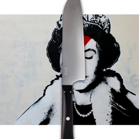 The Urban Santoku - Koi Knives - Black