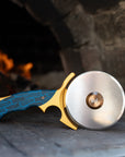 Australian Pizza Slicer - Blue Rock Handle