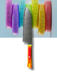 Santoku Multi-Purpose Knife | "Three Virtues" | Rainbow Collection