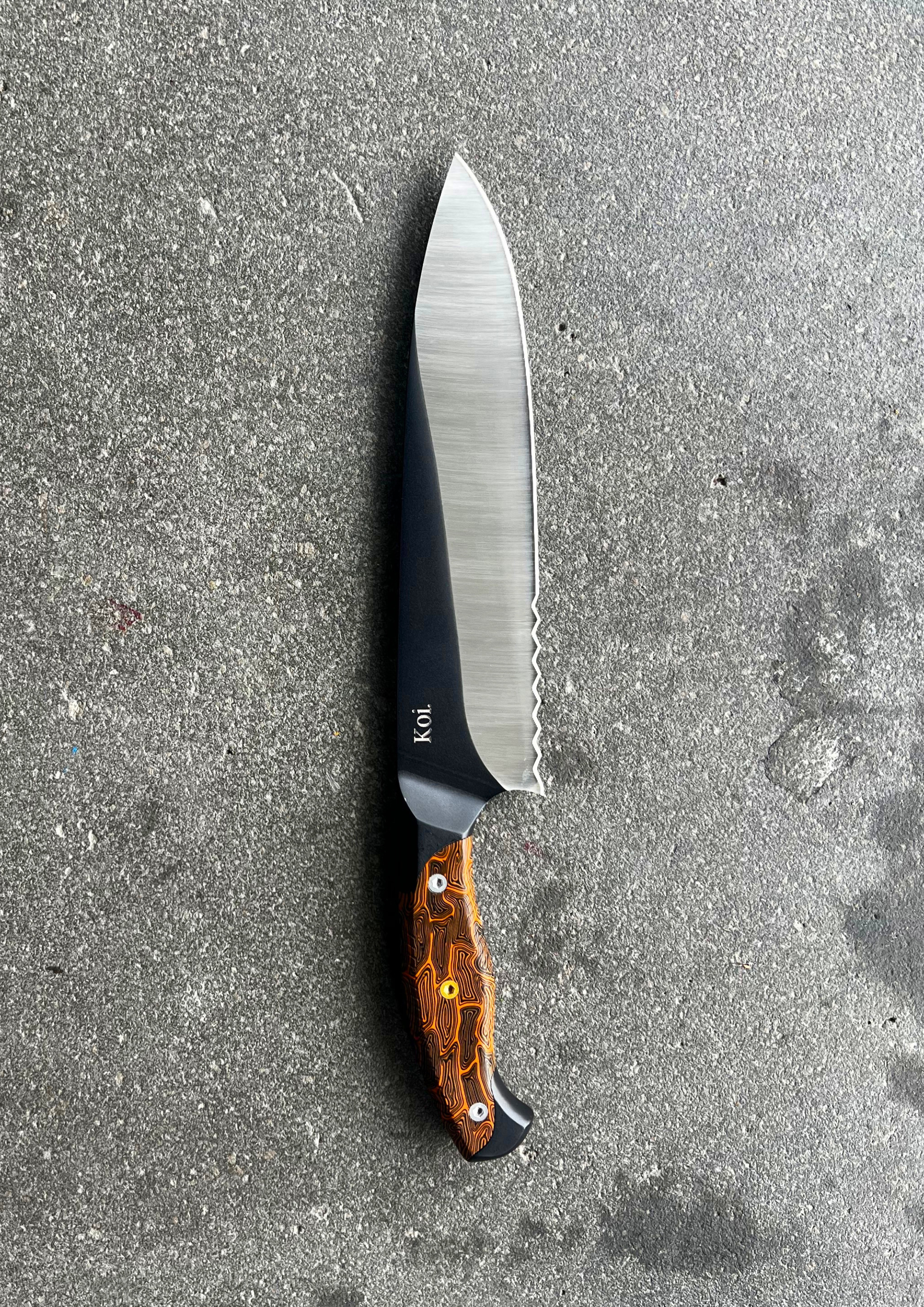 The "King of the BBQ" Knife | Orange