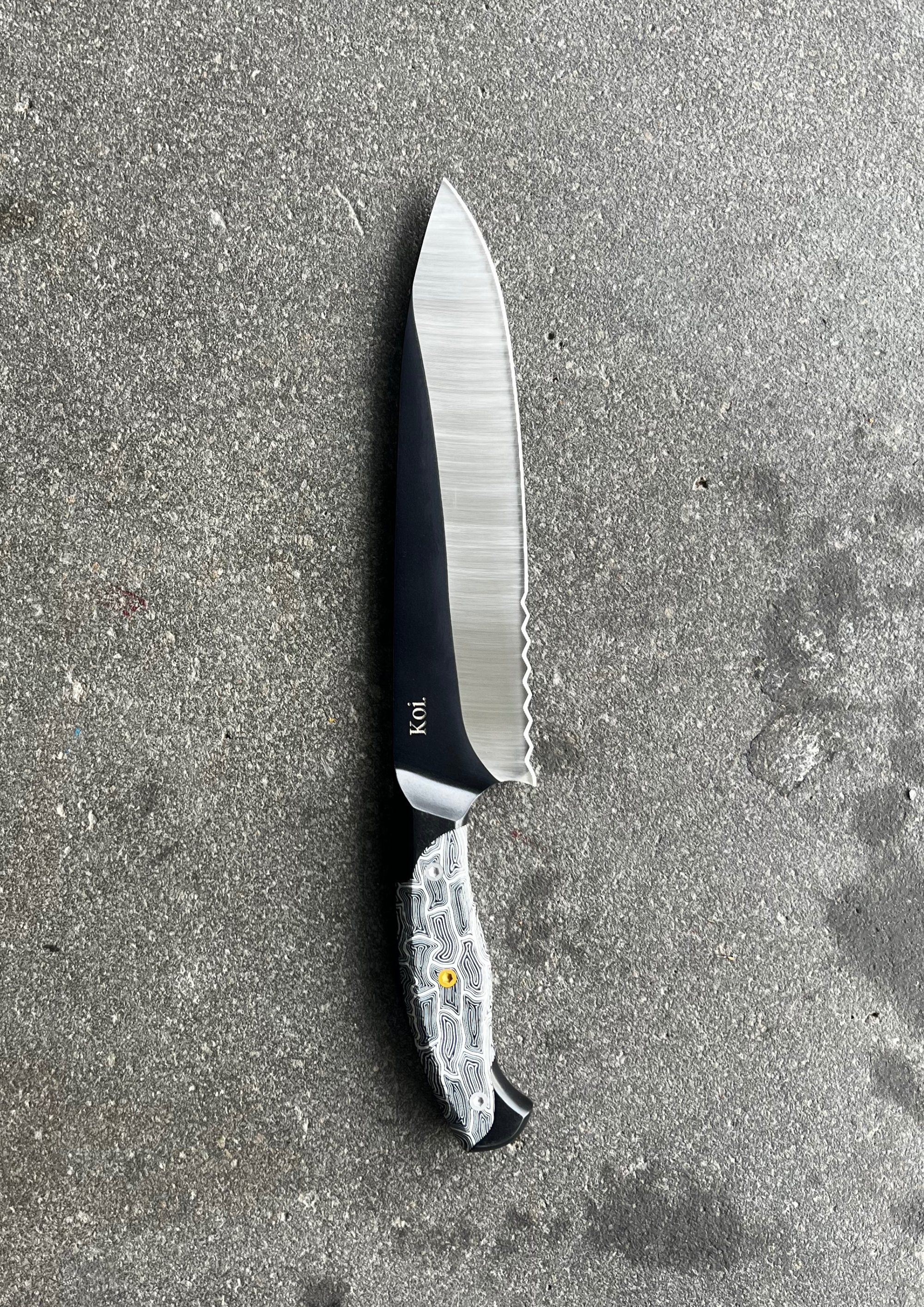 The "King of the BBQ" Knife | White Handle