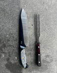 White BBQ Knife | Echidna Fork