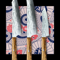Bamboo & Ebony - 3 Piece All Purpose - Koi Knives
