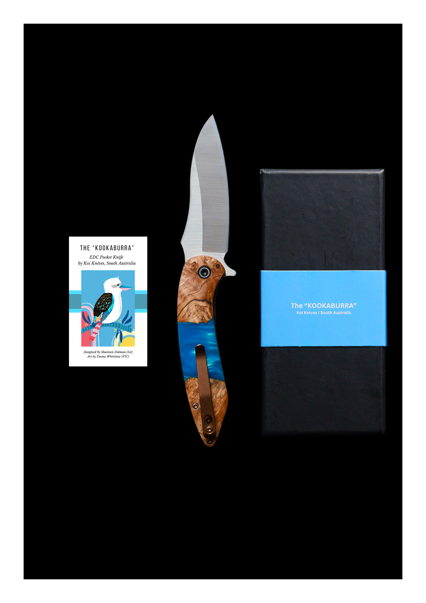 "Kyle" | The Kookaburra EDC Pocket Knife - Koi Knives