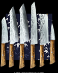Bamboo & Ebony - 6 Piece Set - Koi Knives