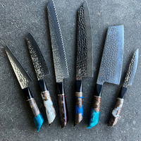 K-Tip Knife Complete Ripple Collection (6 Knives) - Koi Knives