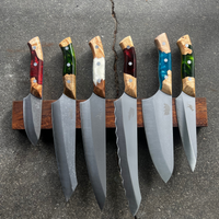Complete 6 Knife Collecton | "Big Red" Kit - Koi Knives