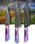 3 Knife "All-Purpose" Starter Set | Rainbow Collection