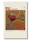 Brolga art card by Koi Knives