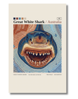 Great White Shark art card by Koi Knives