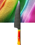 Large Chef's Knife | "Western Profile" | Rainbow Collection
