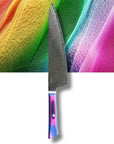 Large Chef's Knife | "Western Profile" | Rainbow Collection