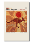 Red Kangaroo art card by Koi Knives
