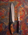 The Orange "King of the BBQ" Knife & Echidna Fork