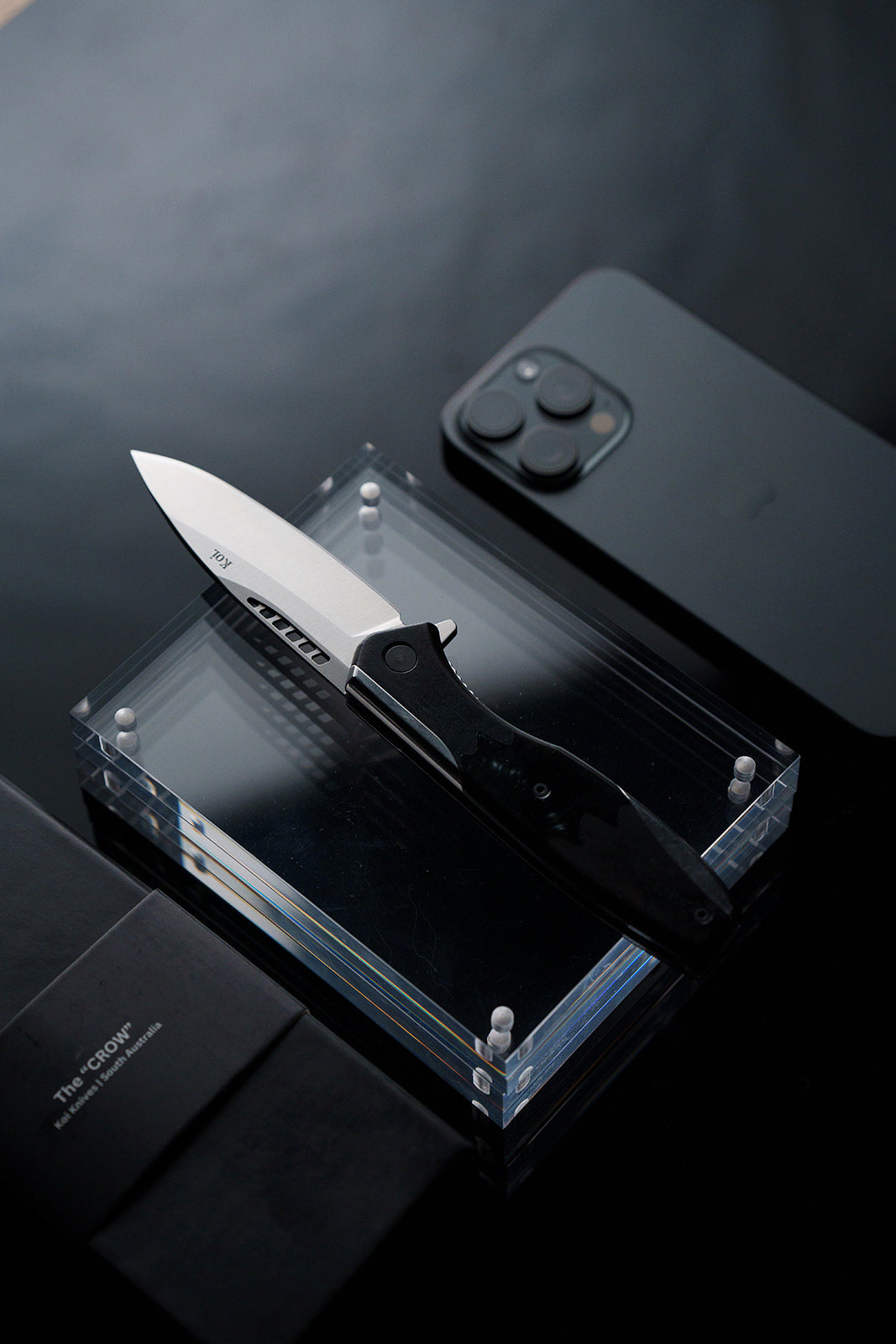 "Chris" | The Crow EDC Pocket Knife - Koi Knives