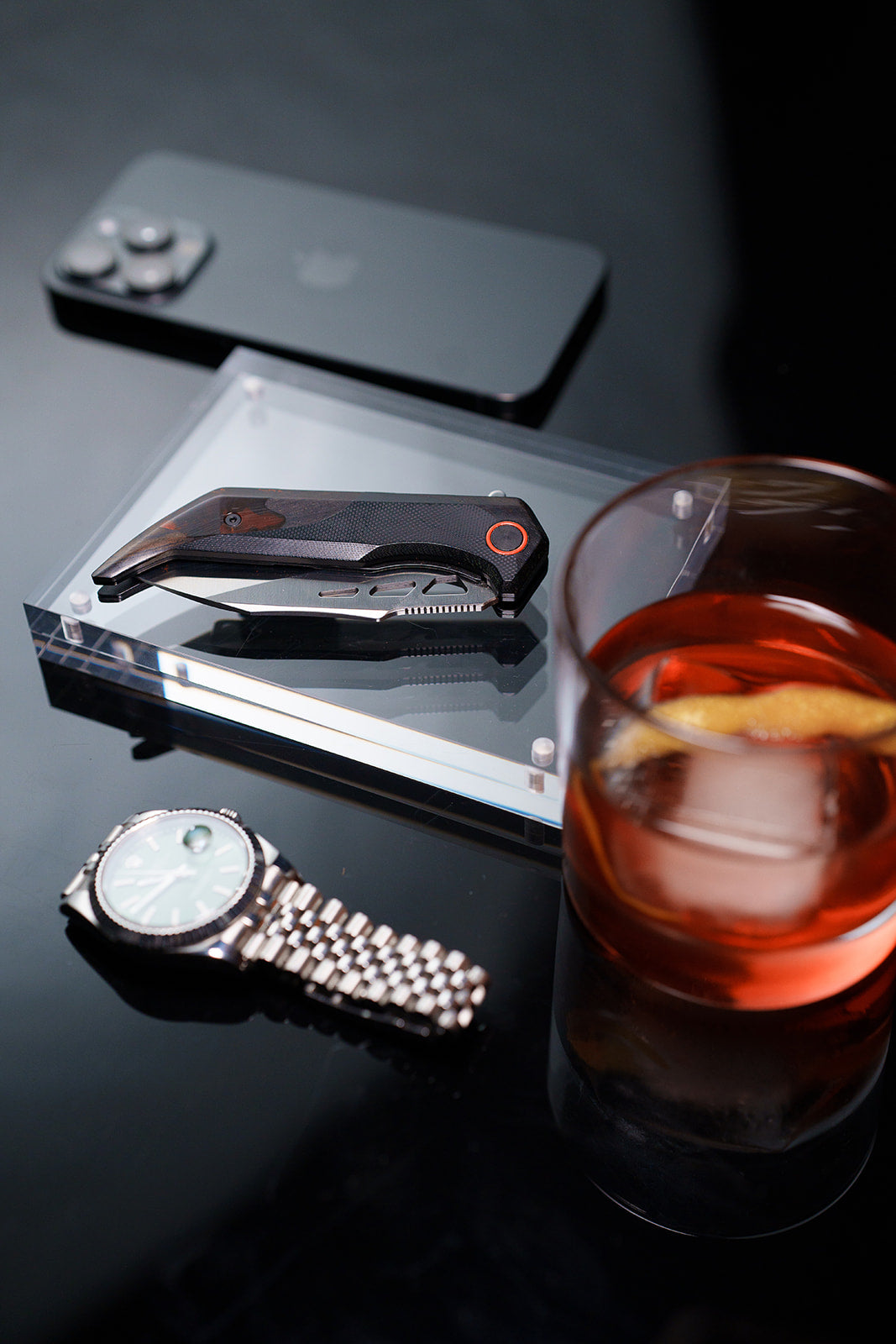 "Georgia" | The Glossy Black Cockatoo EDC Pocket Knife - Koi Knives