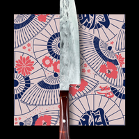 Bamboo & Ebony Kiritsuke "9 - Koi Knives