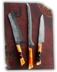 3 Piece - Veg Shopper, Slicer & Utility - Koi Knives