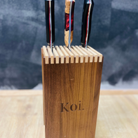 3 Piece Collection & Knife "Box" Rack - Koi Knives