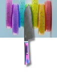 Santoku Multi-Purpose Knife | "Three Virtues" | Rainbow Collection