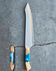 Australian Serrated Knife | "The Croc" Knife | Custom - Koi Knives