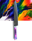 Bread Knife | "Serrated" | Rainbow Collection