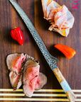 Hammered "Jamon" Slicer - Koi Knives