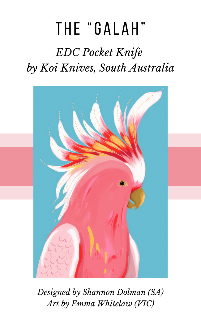 "Garry" | The Galah EDC Pocket Knife - Koi Knives