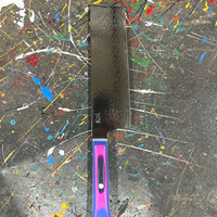 The Urban Rainbow Nakiri (Veg Chopper) - Koi Knives