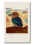 Laughing Kookaburra art card by Koi Knives