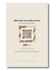 Back of the Murrumbidgee art card with QR code