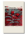Sturt's Desert Pea art card by Koi Knives