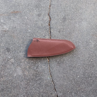Big Red Kangaroo Leather Sheathe (large) - Koi Knives