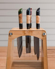 6 Knife Standing Bench Rack - Koi Knives
