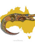 Australian Serrated Knife | "The Croc" Knife | Custom - Koi Knives