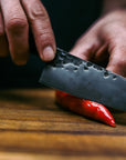 K-Tip Utility Knife - Misty White Handle - Koi Knives