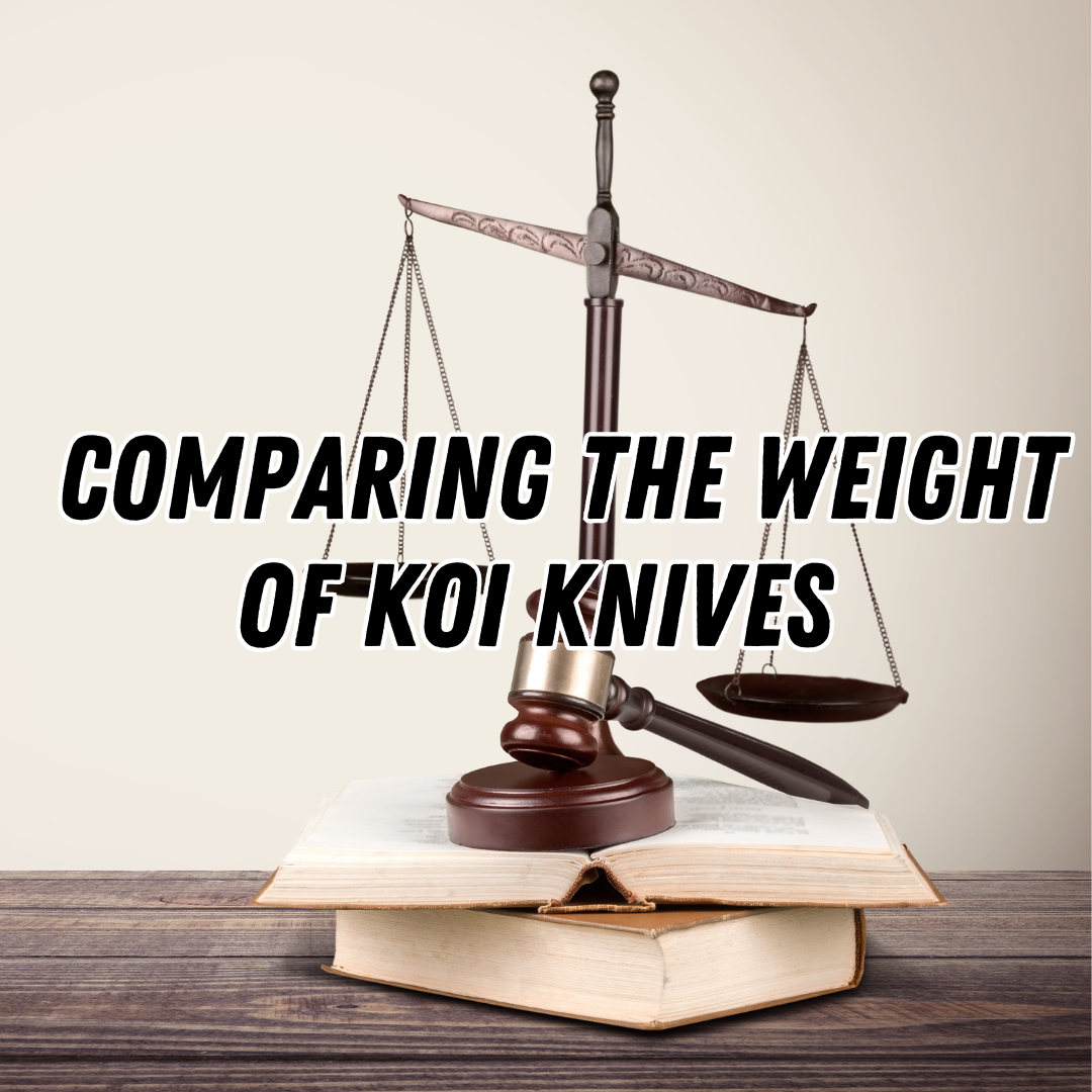 Feel the Difference: Comparing the Weight of Koi Knives
