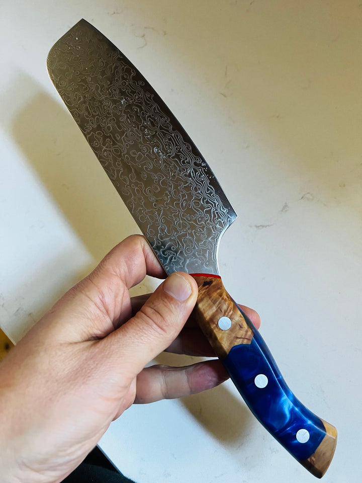 Vegetable Chopper | Damascus Steel