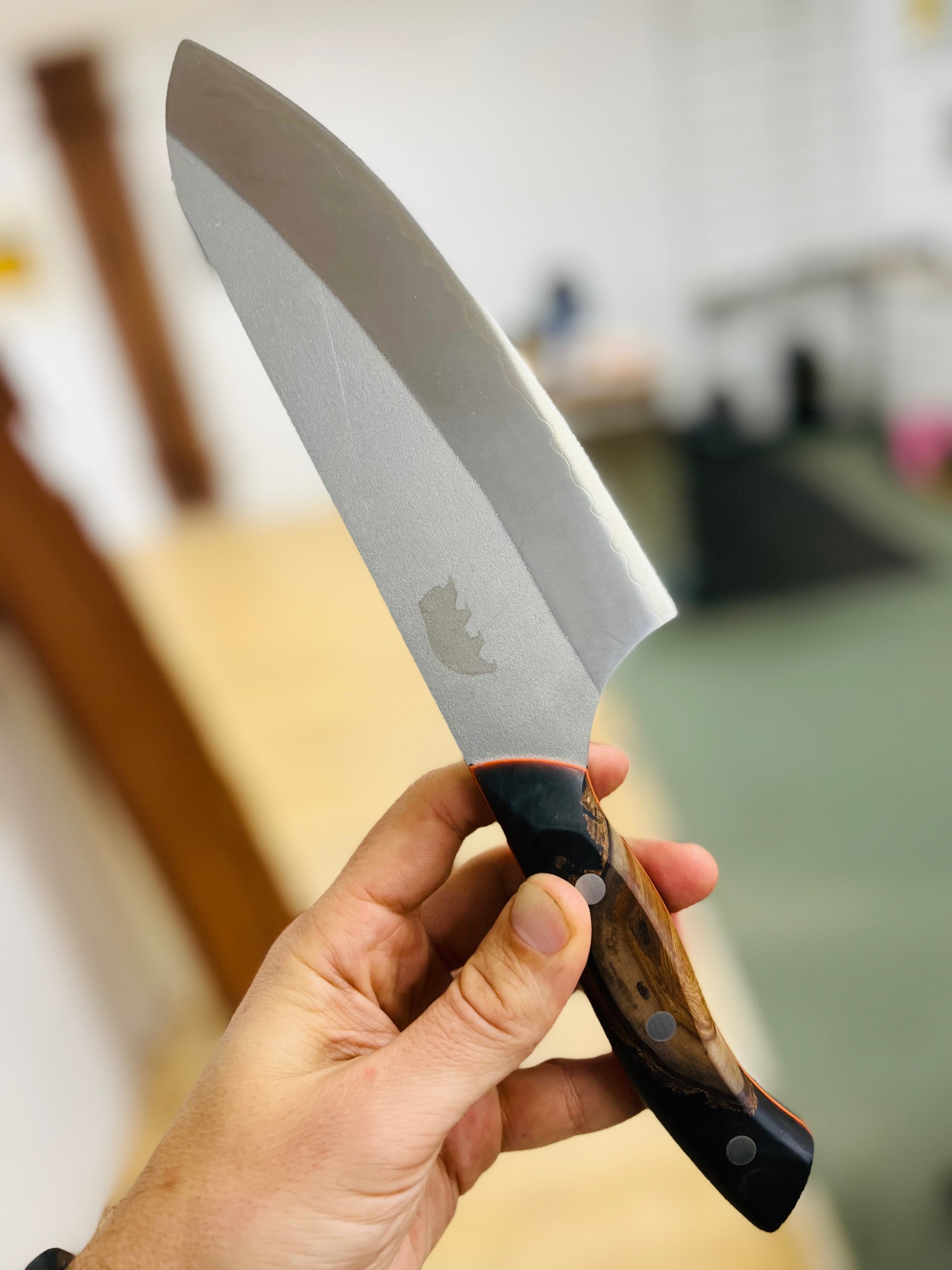 Chopping a cabbage