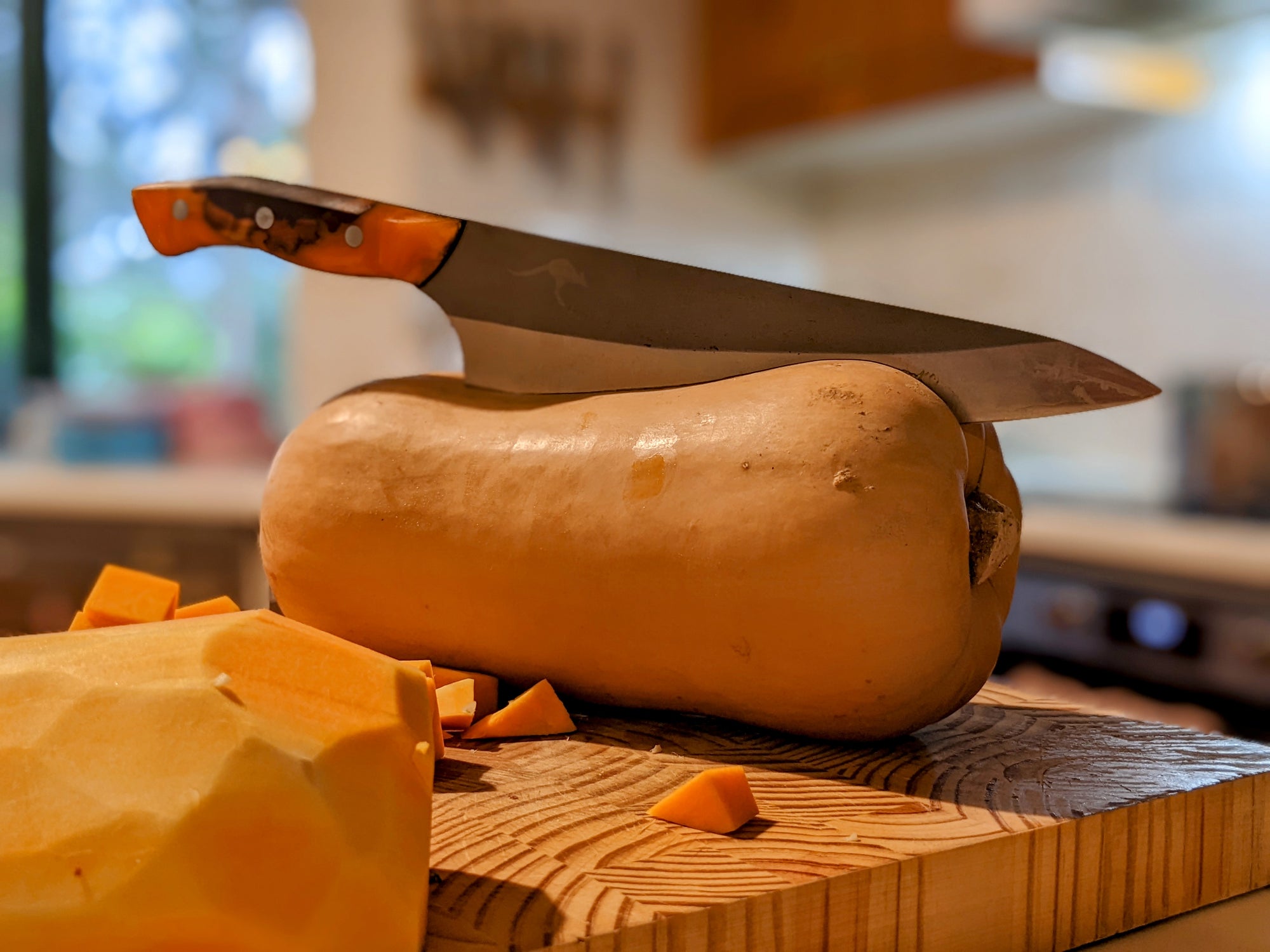 The Big Red Chefs Knife
