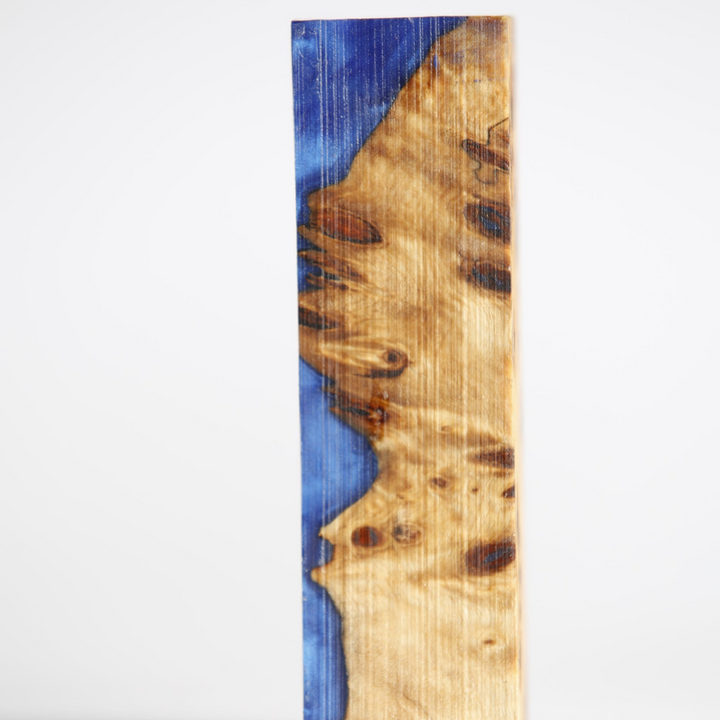 Poplar Burl w Sky Blue Resin