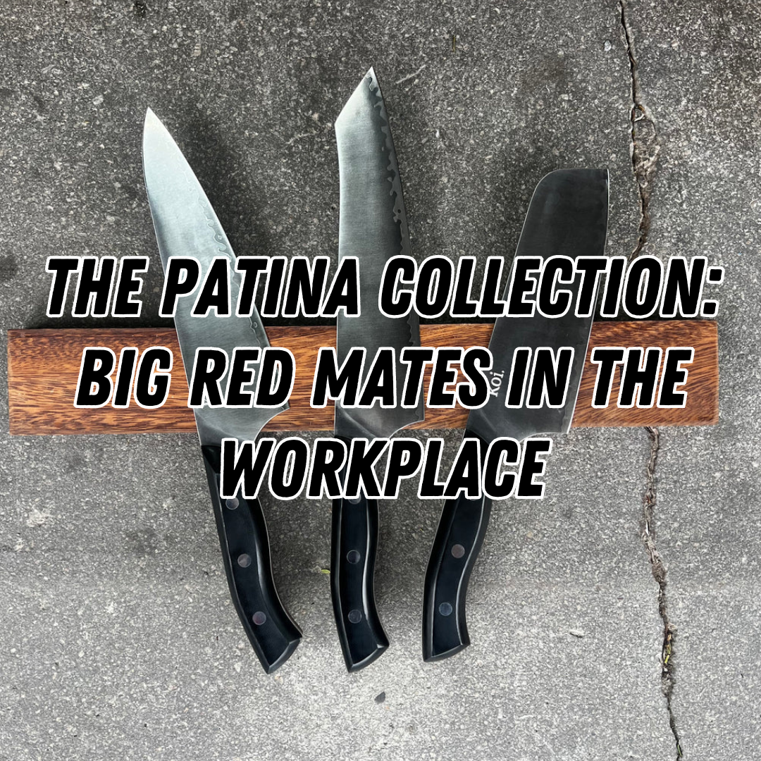 The Patina Collection: Big Red Mates in the Workplace