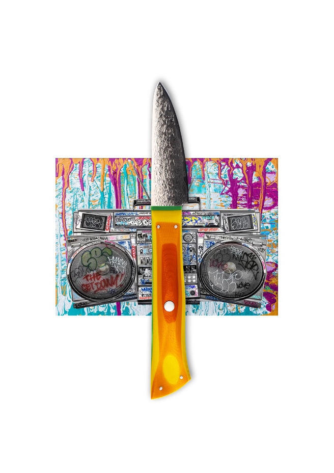 The Urban Paring - Koi Knives - Rainbow Side 2