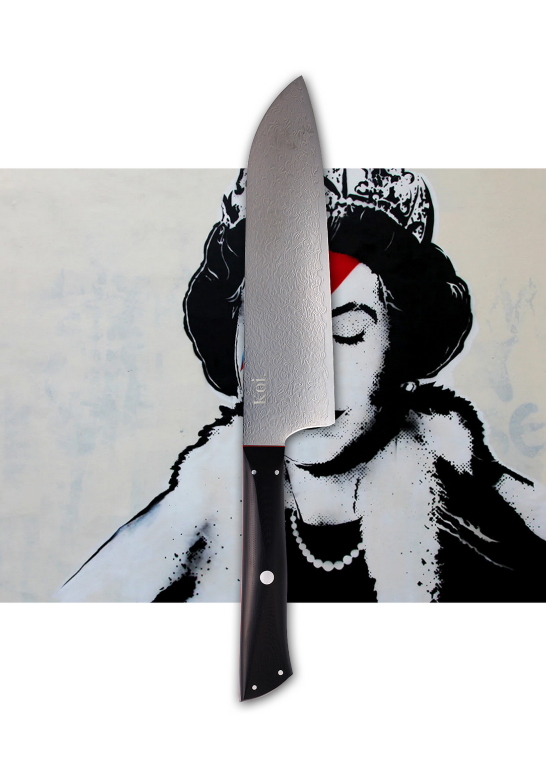 The Urban Santoku - Koi Knives - Black