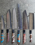 Full Damascus Collection - (6 Knives) - Koi Knives