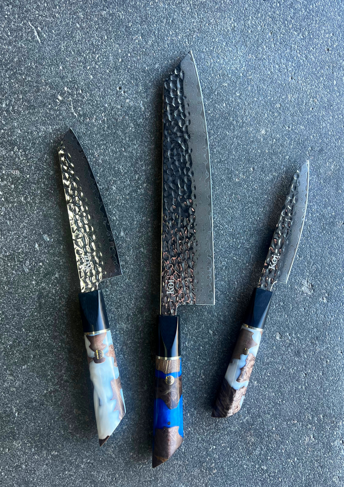 Ripple Starter Collection (3 Knives) - Koi Knives