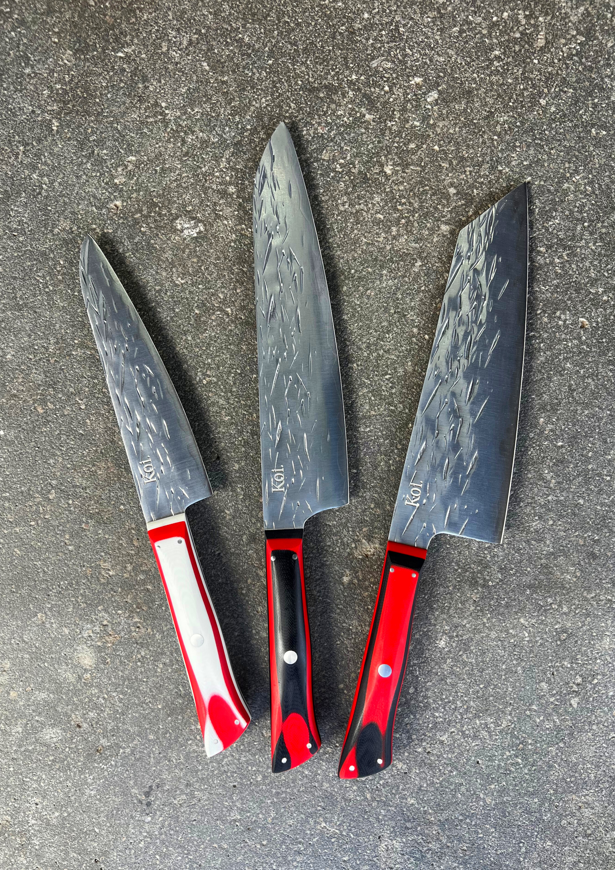 The Bamboo Knife 3 Set - Koi Knives