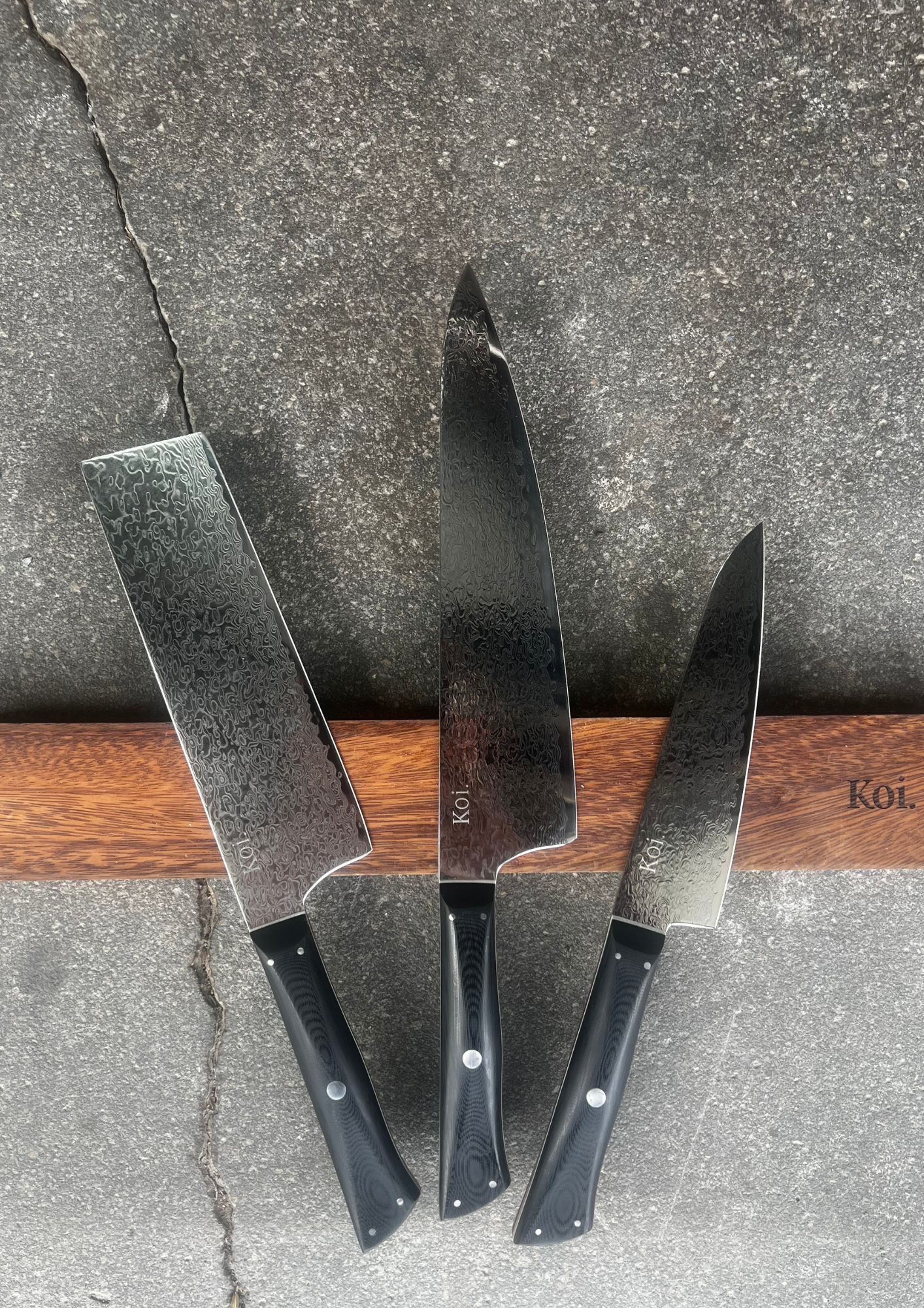 3 Knife Starter Set | "All-Purpose" | Ninja Collection - Koi Knives