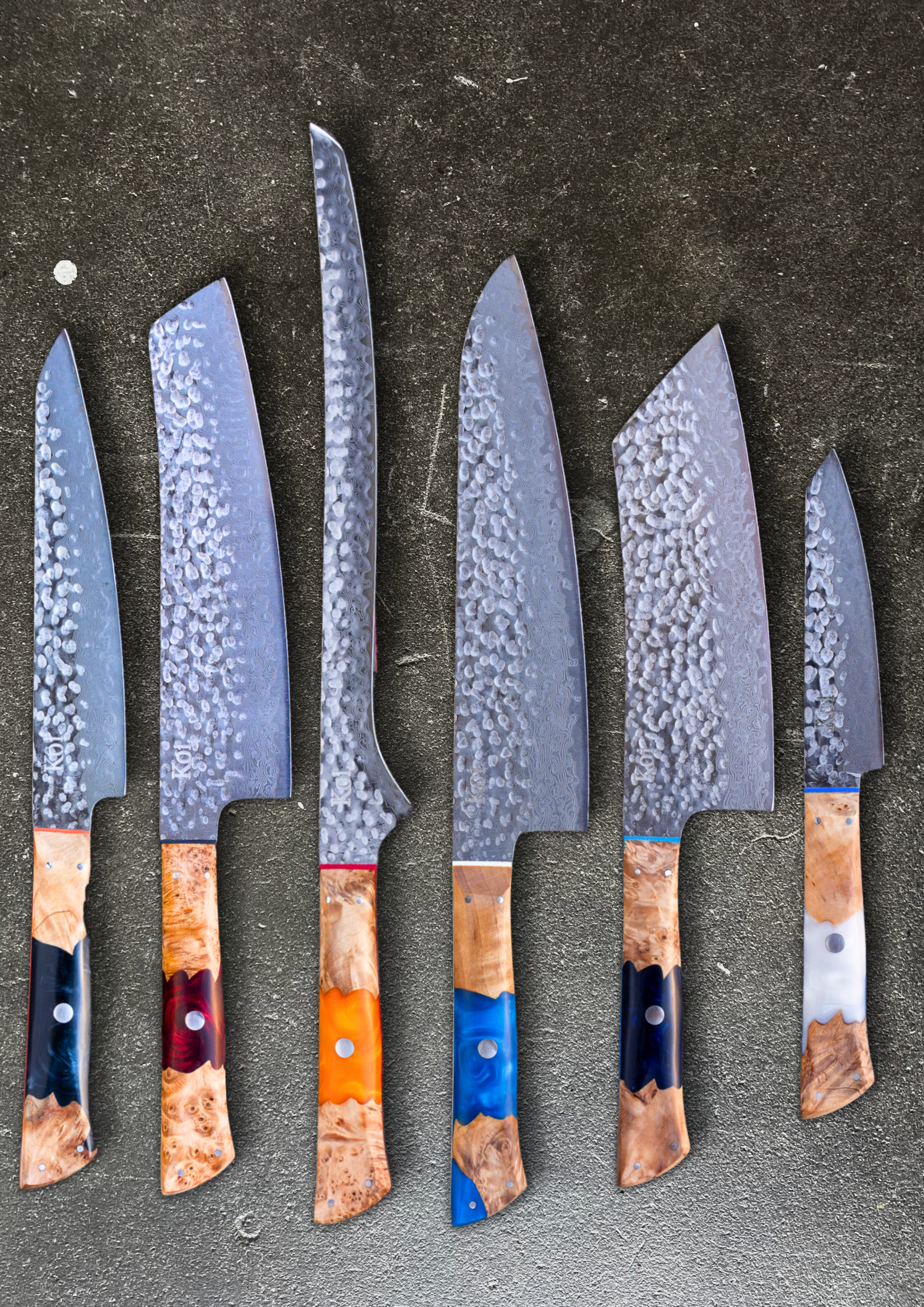 Complete Osaka 6 Set - Koi Knives