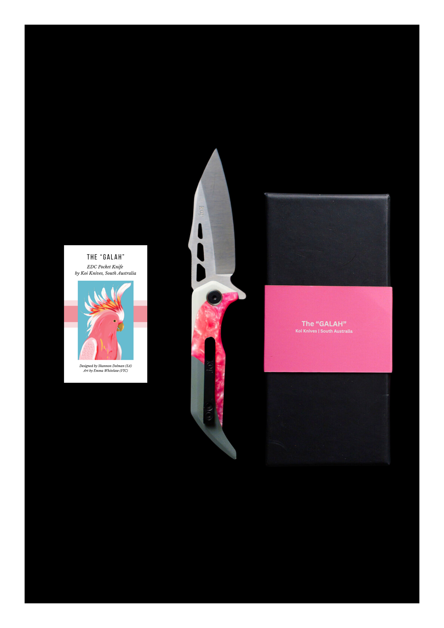 "Garry" | The Galah EDC Pocket Knife - Koi Knives